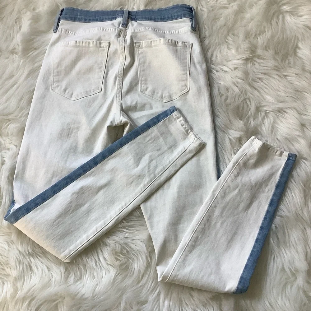 FRAME Denim‎ LE SKINNY DE JEANNE Colorblock ARIZONA Jean. $225. Size 27